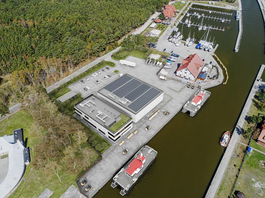 Ruszyła budowa bazy serwisowej morskiej farmy wiatrowej w Łebie